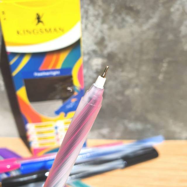 

Pulpen Ulir Kingsman A-35 Rainbow Pen Lilin (12pcs)