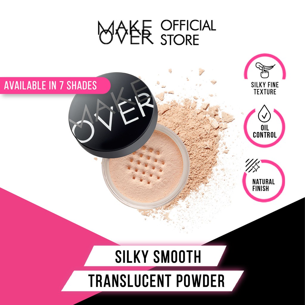 ✿ELYSABETHME✿ 𝓶𝓪𝓴𝓮𝓸𝓿𝓮𝓻 Make over translucent loose powder | bedak tabur anti luntur