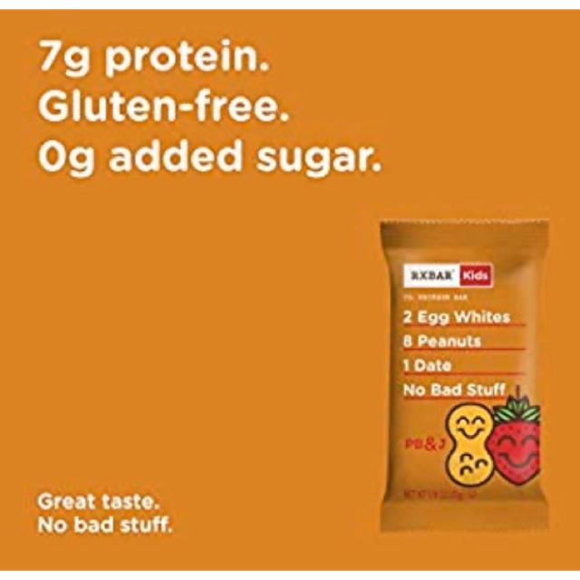 

Rxbar Protein Bar Peanut Butter Jelly gluten-free no added sugar