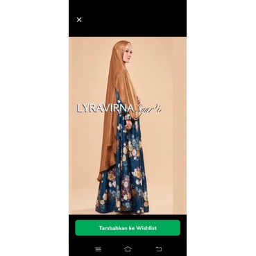 Gamis syar'i Lyra virna