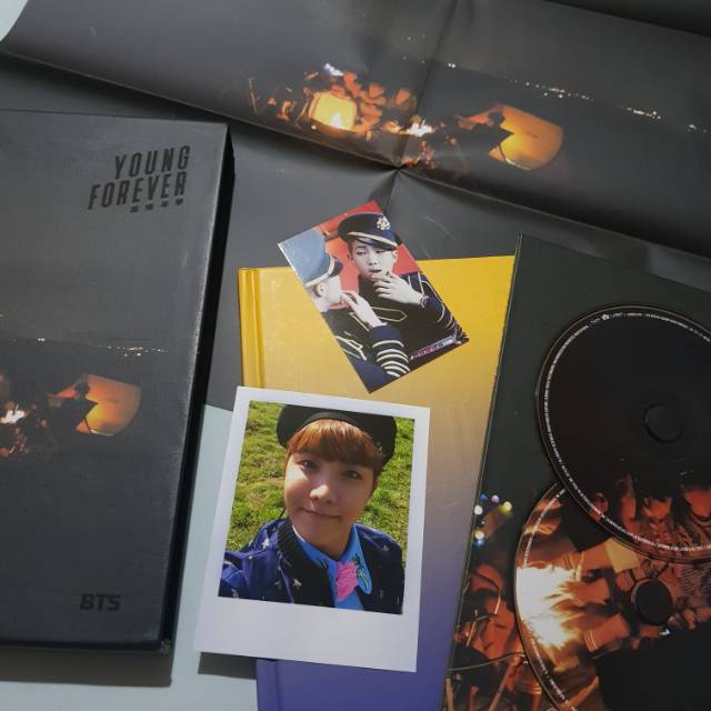 BTS Young Forever - Jhope Polaroid + RM Dope mini pc (WITHOUT ALBUM)