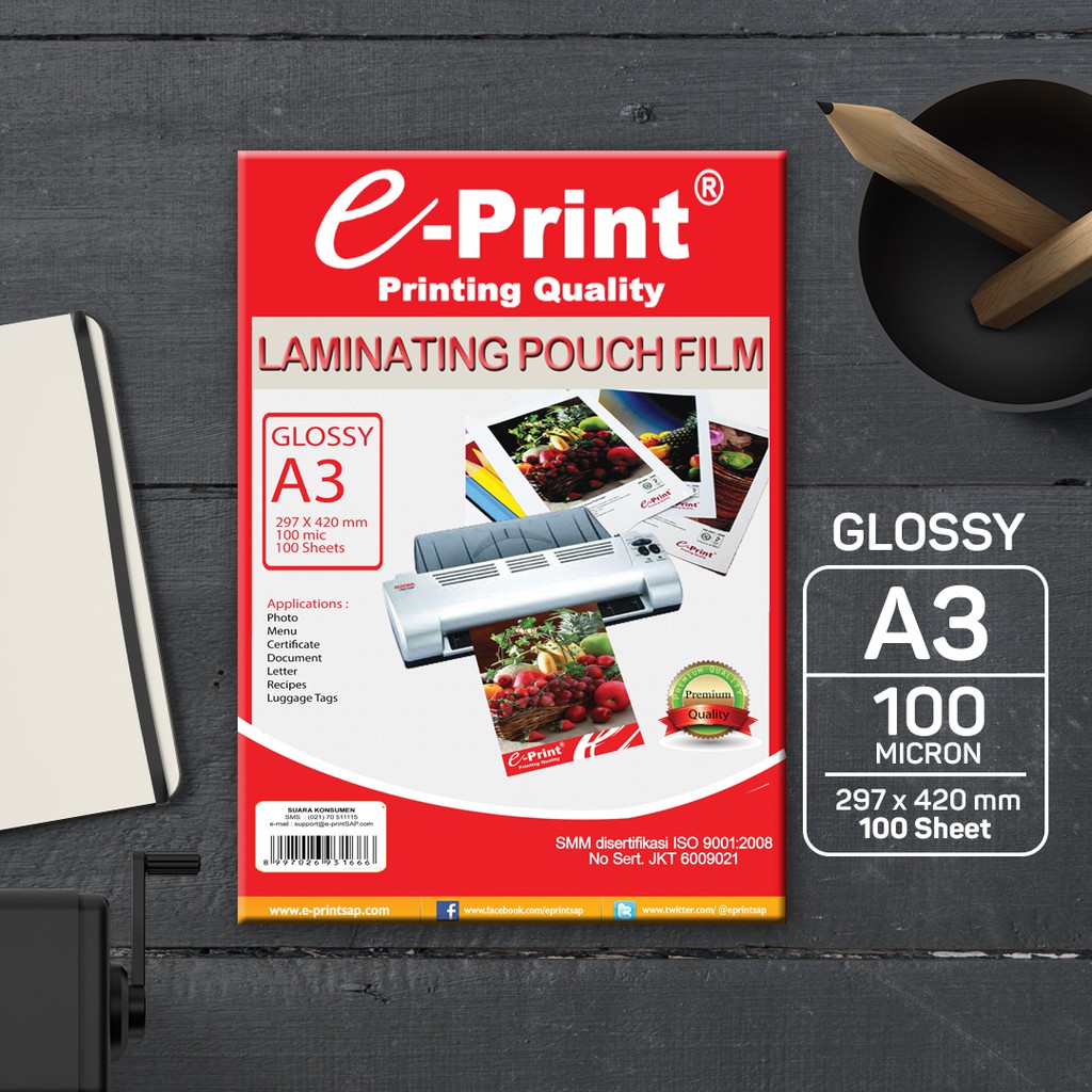 

e-Print Laminating Pouch A3