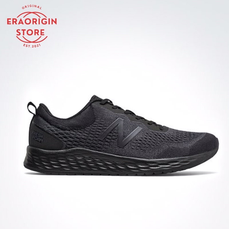 Sepatu Running Pria New Balance Arishi Fresh Foam V3 Full Black Original