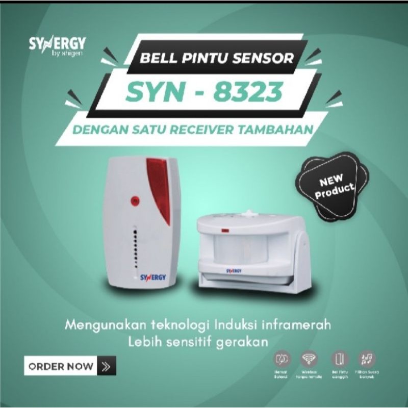 BEL PINTU/DOORBELL WIRELESS SYNERGY SYN-8323