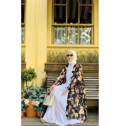 Terkini Outer Ayra lengan Dres Motif/Bisa COD ✌➙ 40