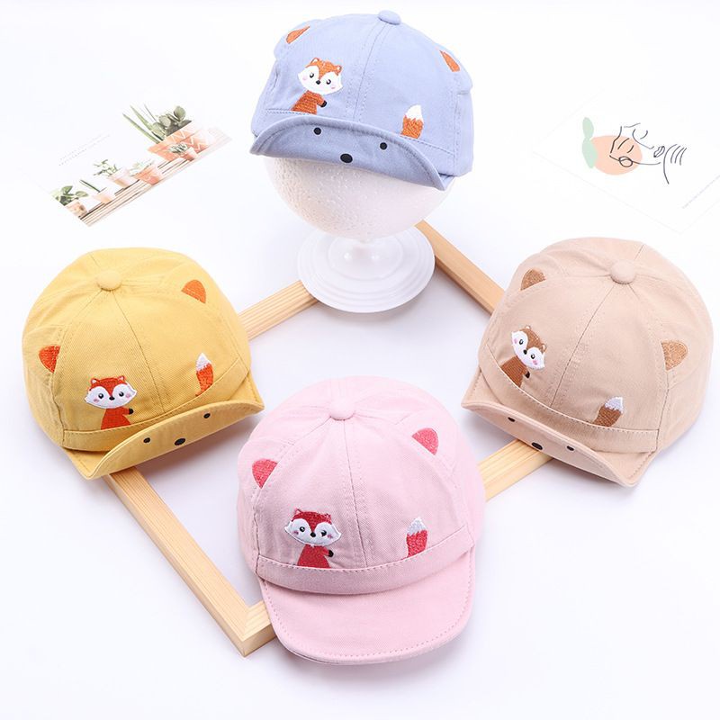 Topi Anak Baseball bayi Tupai Bordir baby cap Fox 6 bln - 2 thn