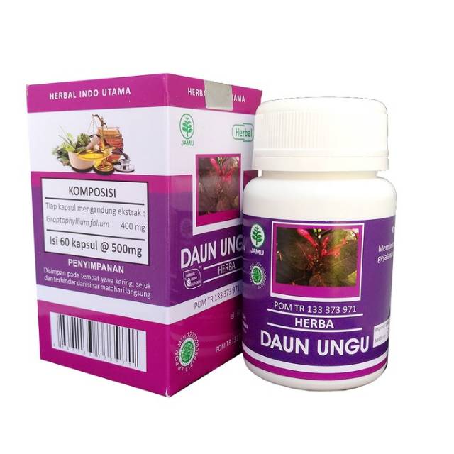 Hiu Daun Ungu Herbal Indo Utama Shopee Indonesia