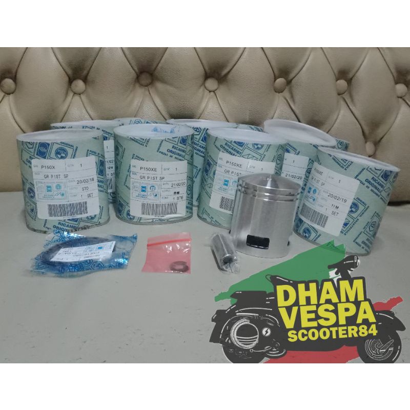 Seher Piston Vespa Px150-Pxe 0-12 M Ricambi