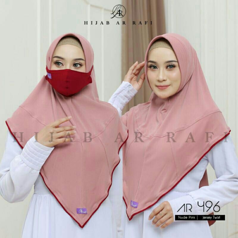 HIJAB ARRAFI KODE AR 496 GRATIS MASKER