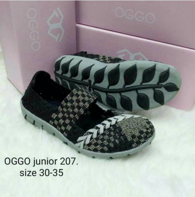 Sepatu Rajut anak  OGGO Junior 207 flat ORIGINAL