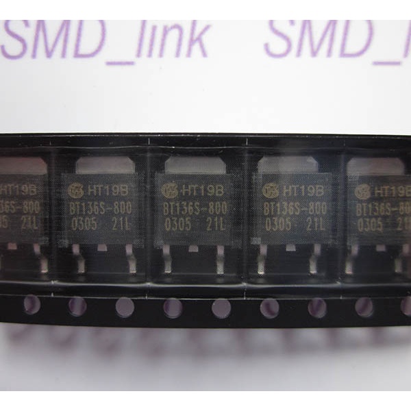 (Kurir langsung rubah ke JnT / JNE ) 4pcs - Triac smd BT136s BT137s  BT138s BT139s  - 800E