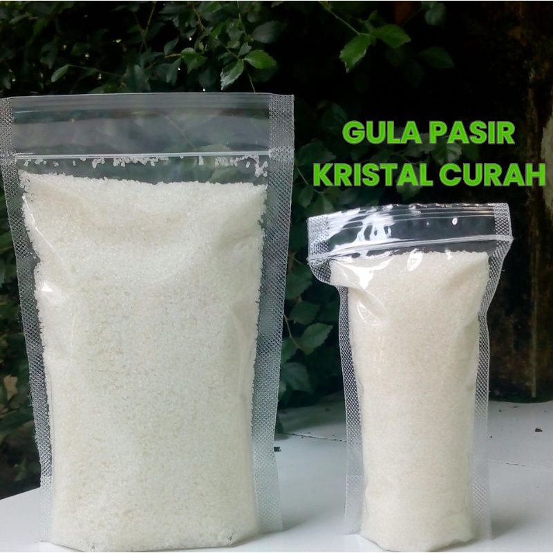 

Gula pasir kristal curah kemasan standing pouch