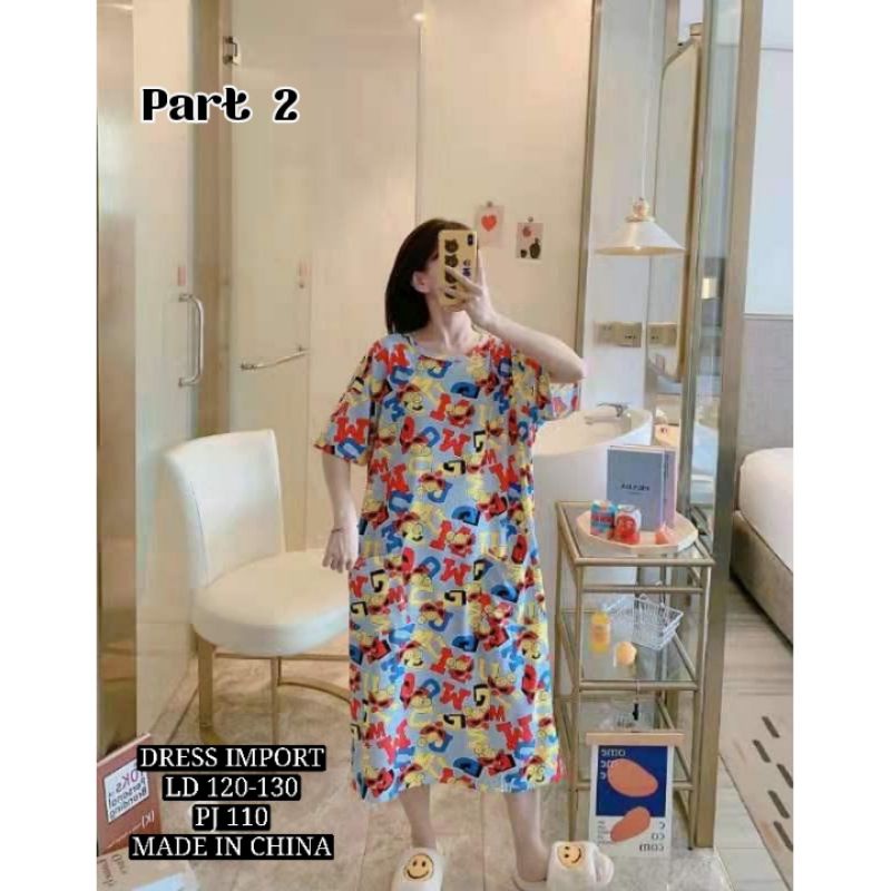 Daster import korea jumbo ld 120 premium