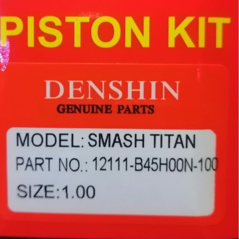 Piston seher kit smash titan oversize 100 denshin