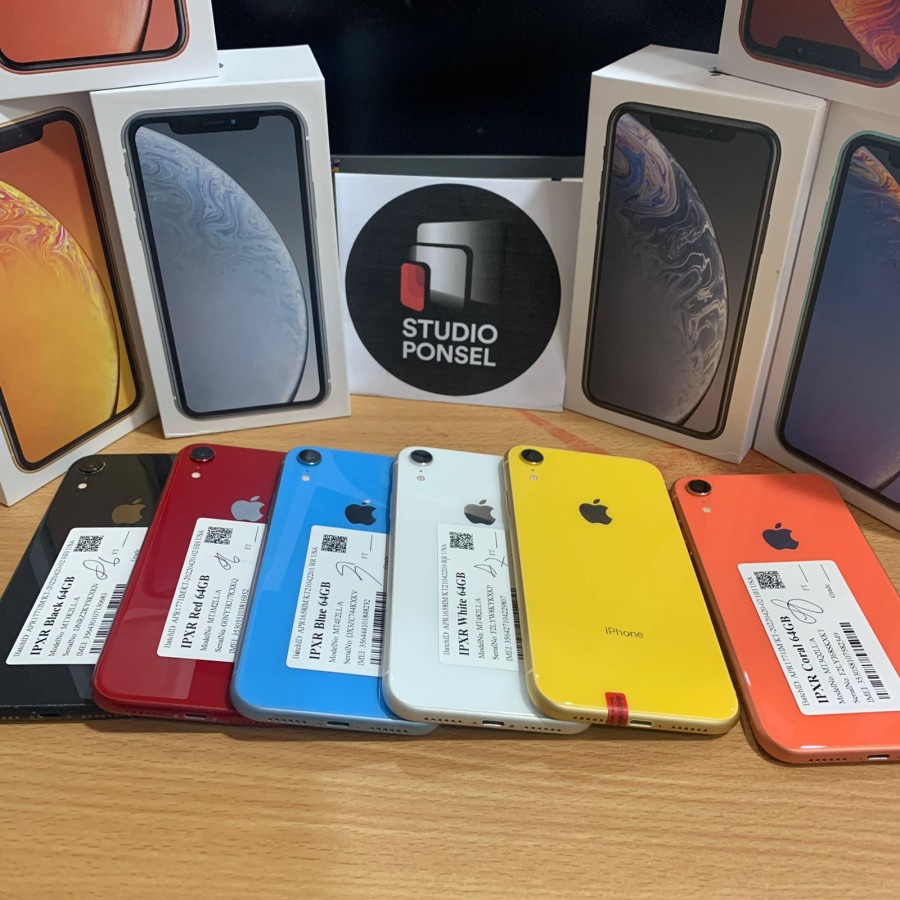 iPhone XR 256GB 128GB 64GB Second 2nd Mulus Like New Fullset OEM