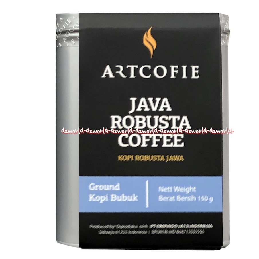 Artcofie Java Robusta Coffee 150gr Kopi Jawa Robustta Bubuk Koppi Art Kopi Art Coffie Ground Coffe