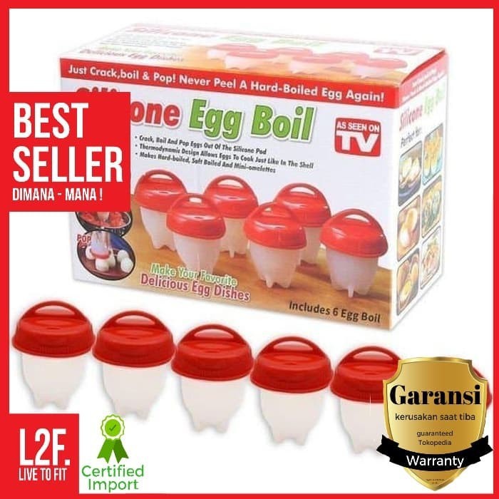 Cetakan Telur Rebus Unik / Silicone Egg Boil / Alat Masak Telur Rebus