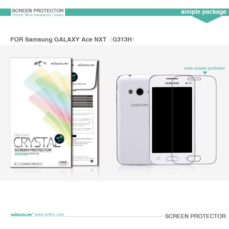 Nillkin Crystal Screen Protector Samsung Galaxy Ace 4 - Galaxy V G313