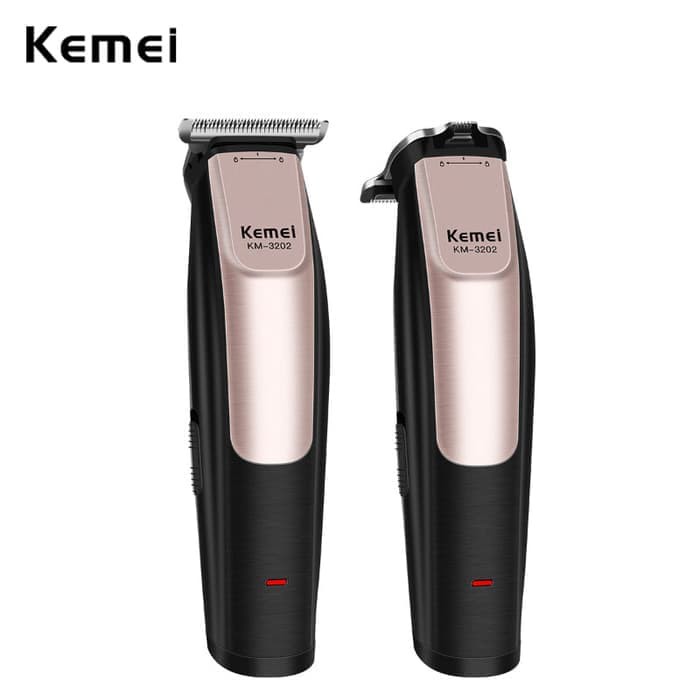 TERMURAAH Kemei Hair Clipper Modelling 2in1 Alat Cukur Rambut KM-3202 Original .