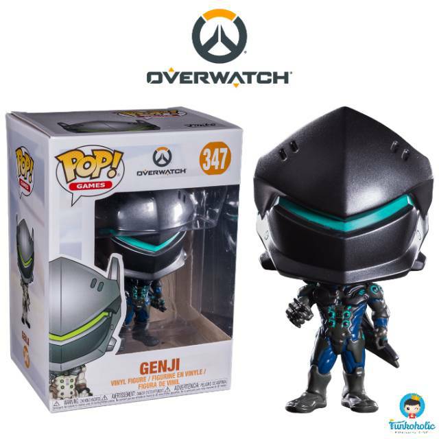 Funko POP Games Overwatch - Genji (Carbon Fiber) [Exclusive] #347