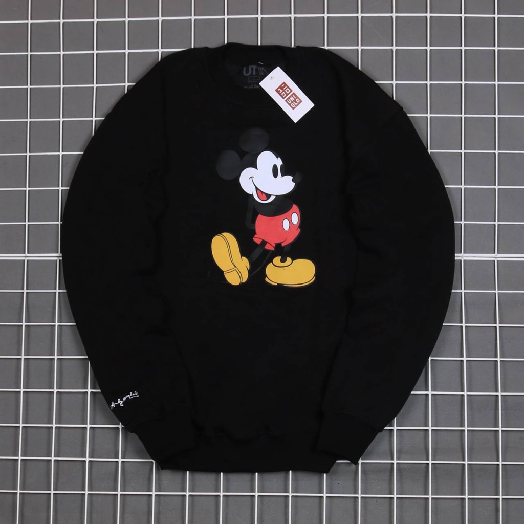 Jaket Crewneck UNIQ X DISNEY MICKEY MOUSE – Edition Trendy Casual Unisex Good Brand Quality Stylish
