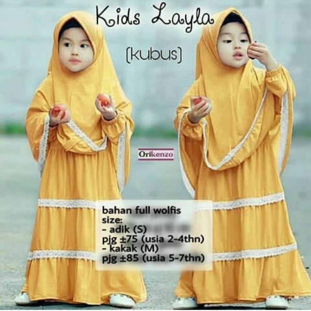 GAMIS ANAK TERBARU - LAYLA SYARI - 2-4 TAHUN