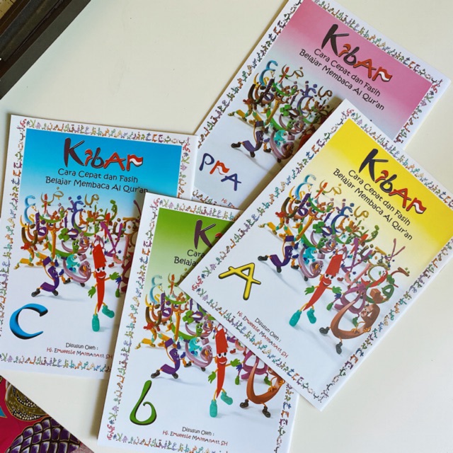 Paket Buku Kibar Warna | Pra, A, B, C
