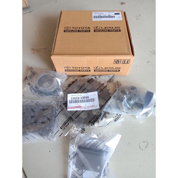 chain set Assy timing set kijang 5k,7k
