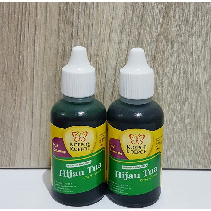 

Koepoe-Koepoe Pewarna Hijau Tua 30ml