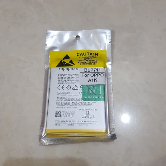 Baterai Batre Battery Oppo A1K BLP 711 BLP711 BLP-711 Original | Shopee