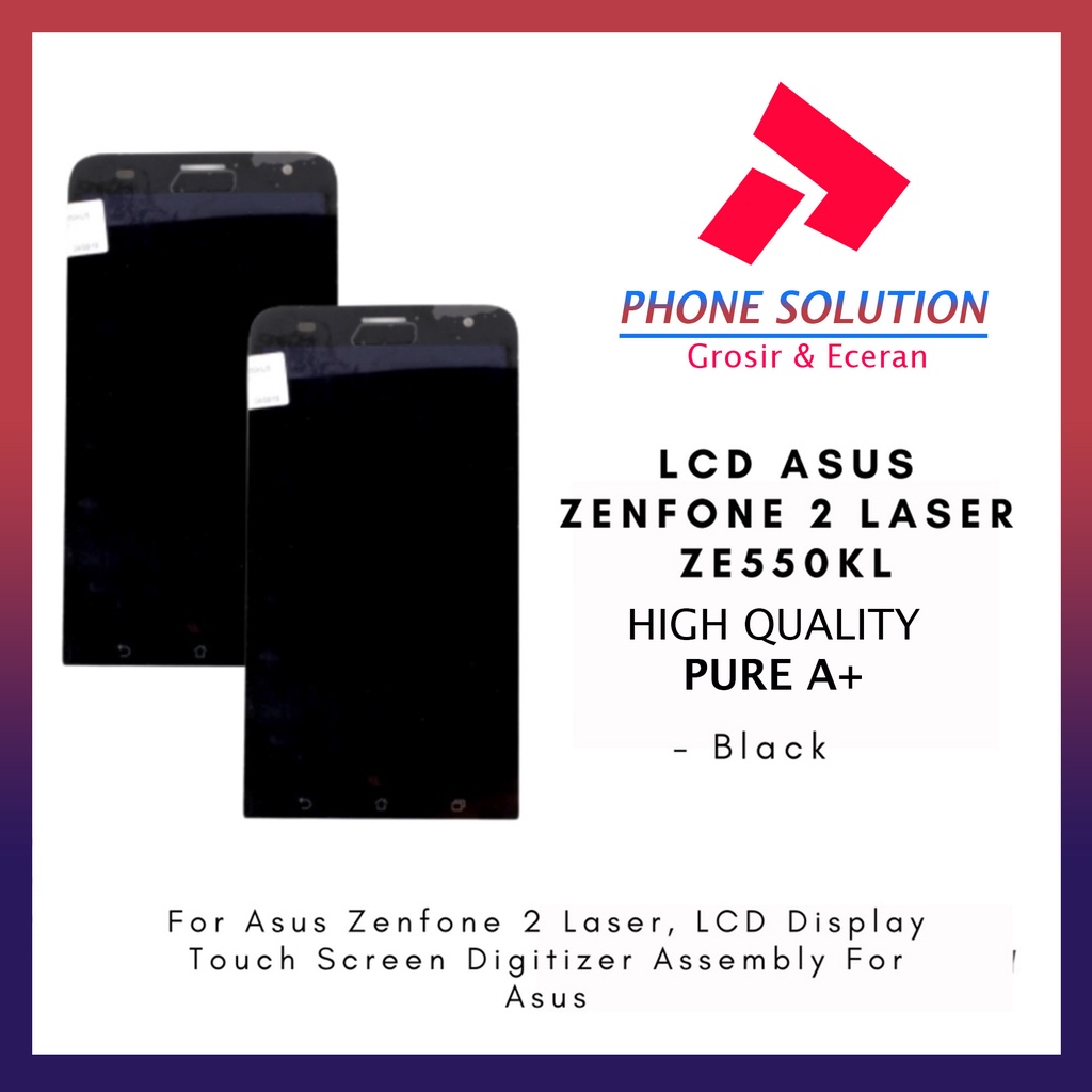 LCD Asus Zenfone 2 Laser ZE550KL Fullset Touchscreen // Supplier LCD Asus Zenfone 2 - Garansi 1 Bulan