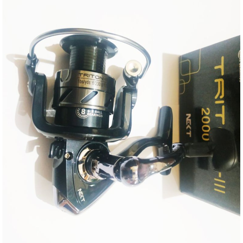 Reel Next Triton - III 1000 2000 4000 (8+1BB) HARGA PROMO 10.10