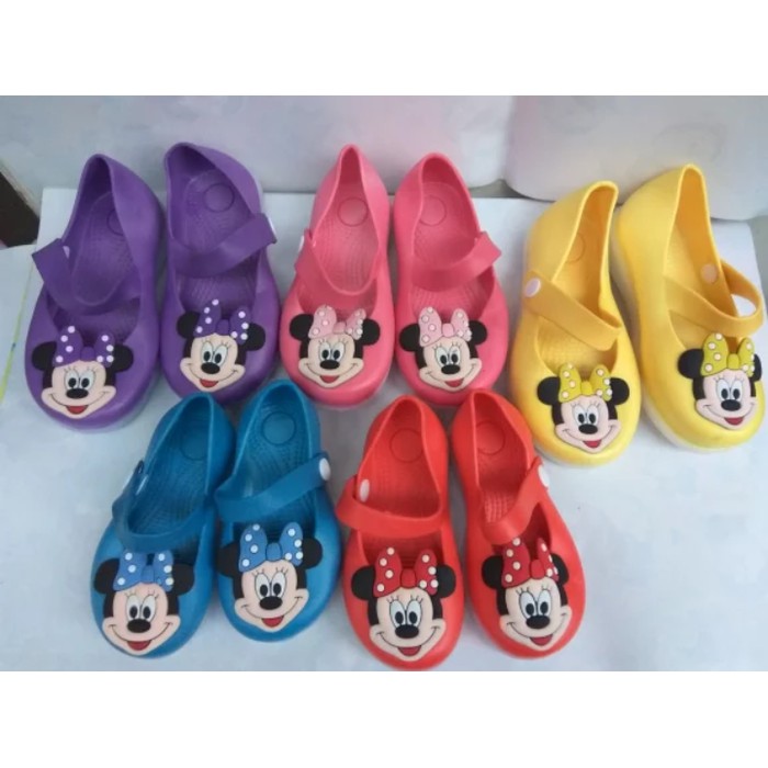 Sepatu Sandal Anak Perempuan Jelly Shoes Anak Flat Shoes Slip On Anak q2