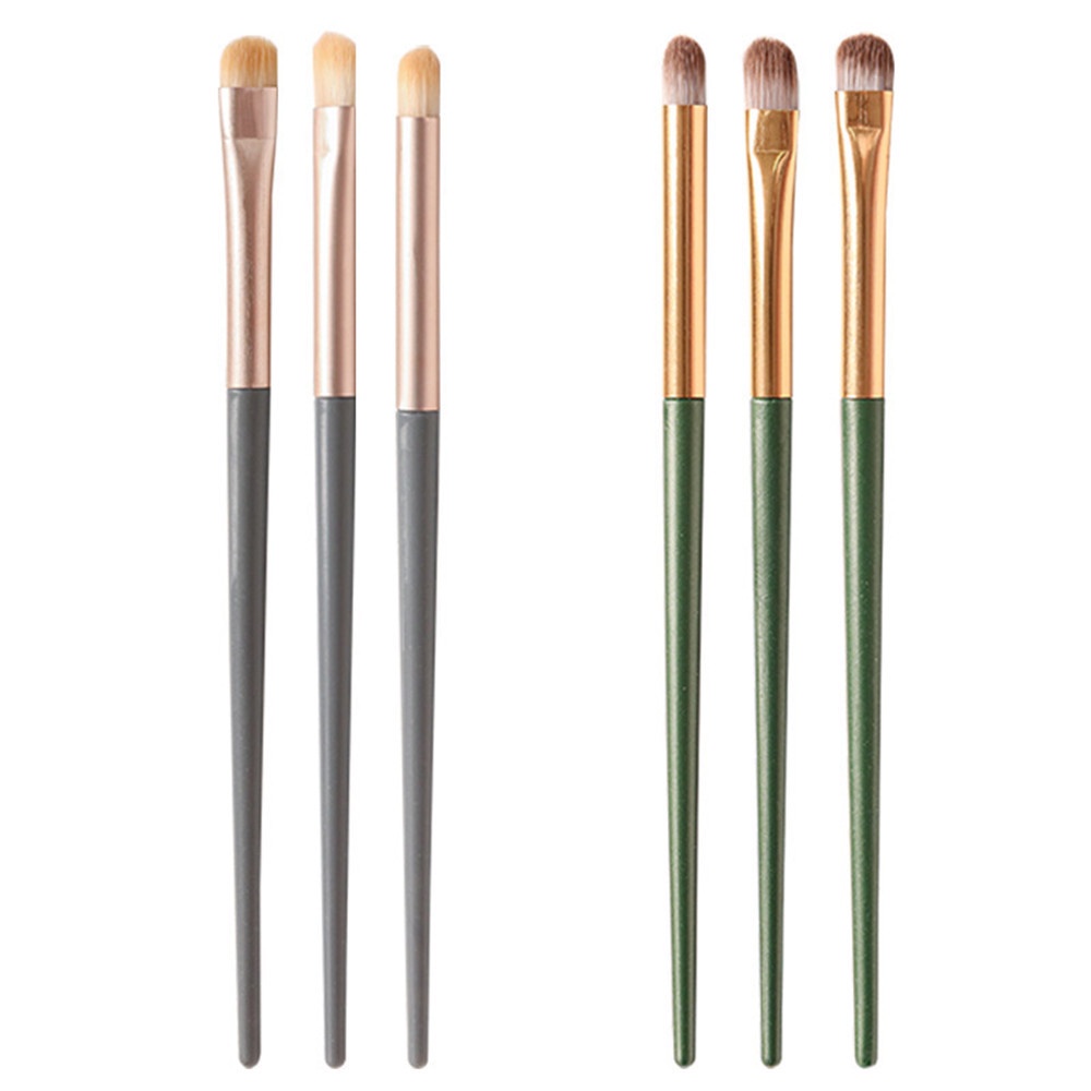 3PCS Multifungsi Fiber Eyeshadow Brush Makeup Brush Set Alat Rias Dikemas Secara Terpisah