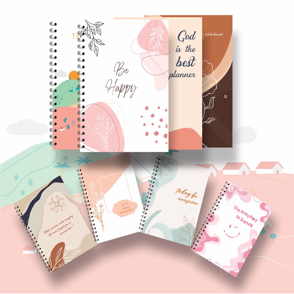 

NOTE BOOK NOTES BOOK RING A6 BUKU TULIS BUKU CATATAN DIARY BOOK BUKU DIARY MINI SERIES NOTEBOOK RING MOTIF AESTHETIC ISI GARIS TITIK KOTAK POLOS 100 HALAMAN BAHAN HVS 100 GSM LEBIH TEBAL MURAH BERKUALITAS PASTINYA