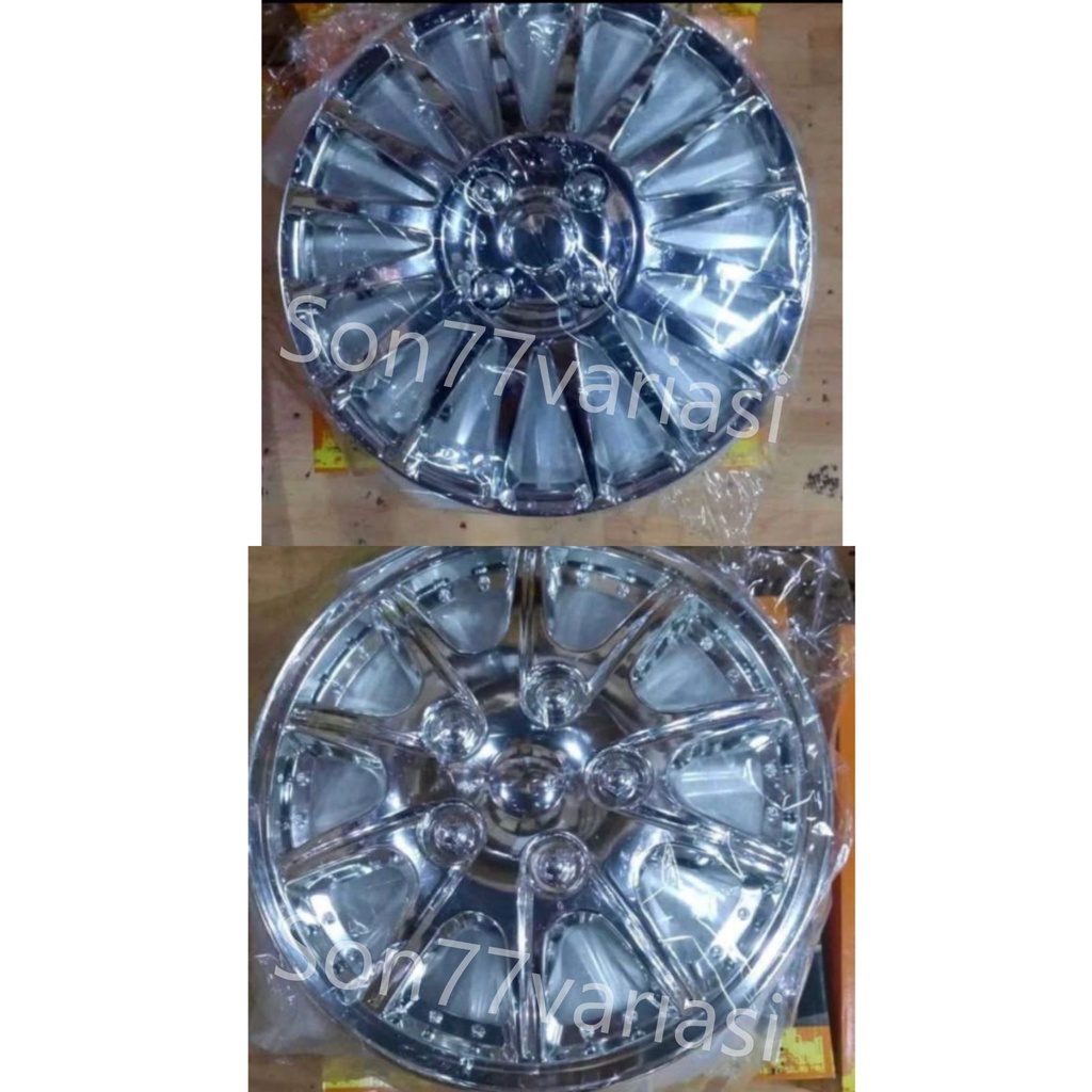 Cover Dop Velg Ring 15  Mobil Universal Chrome