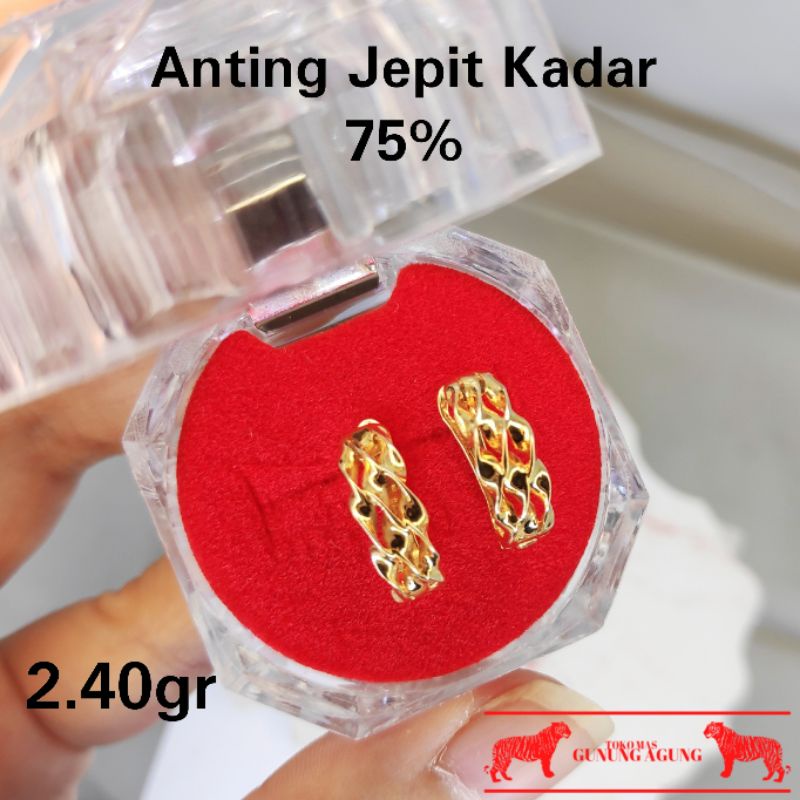 NEW ARRIVAL ANTING JEPIT READY STOCK  Kadar bagus 700-750 Emas Asli Toko Mas Bekasi Termurah
