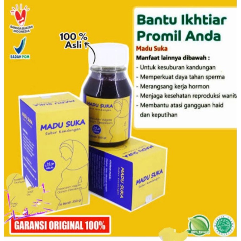 

madu suka penyubur kandungan 350 gram original