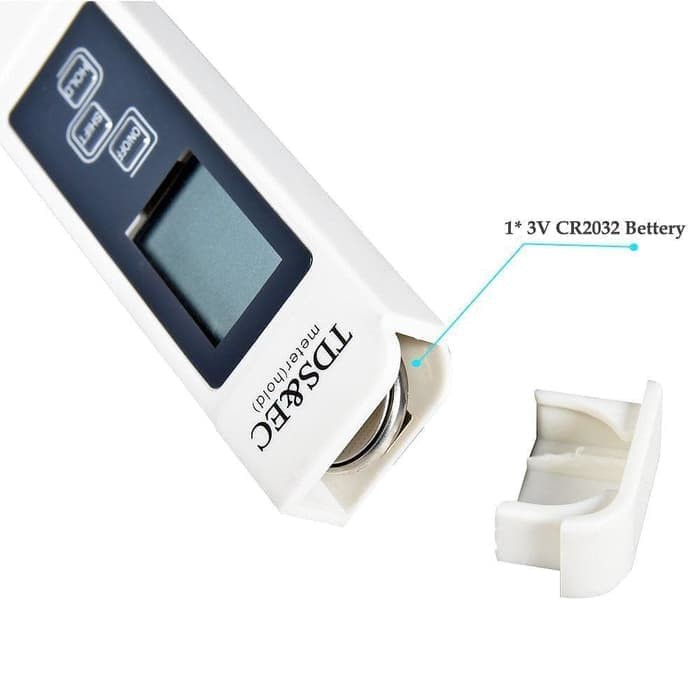 TDS EC Meter Digital untuk Hidroponik Tanaman Air Minum PPM Alat Ukur Kualitas Air