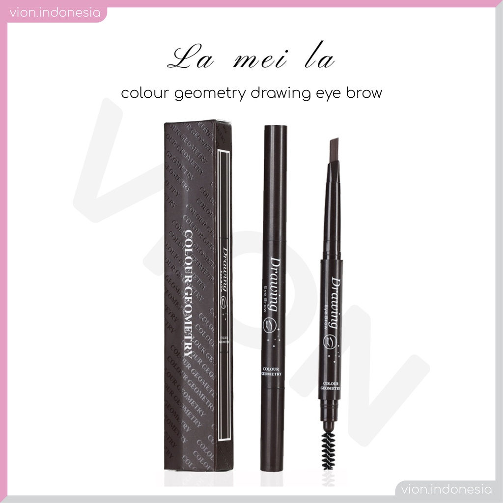 LAMEILA Colour Geometry Eyebrow Double Head Pencil Pensil LA004