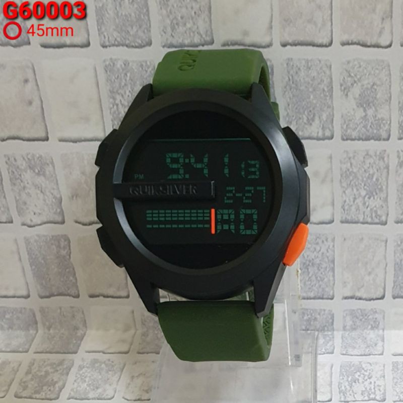 Jam Tangan Pria QuickSilver Strap Rubber(Dikirim Jakarta)