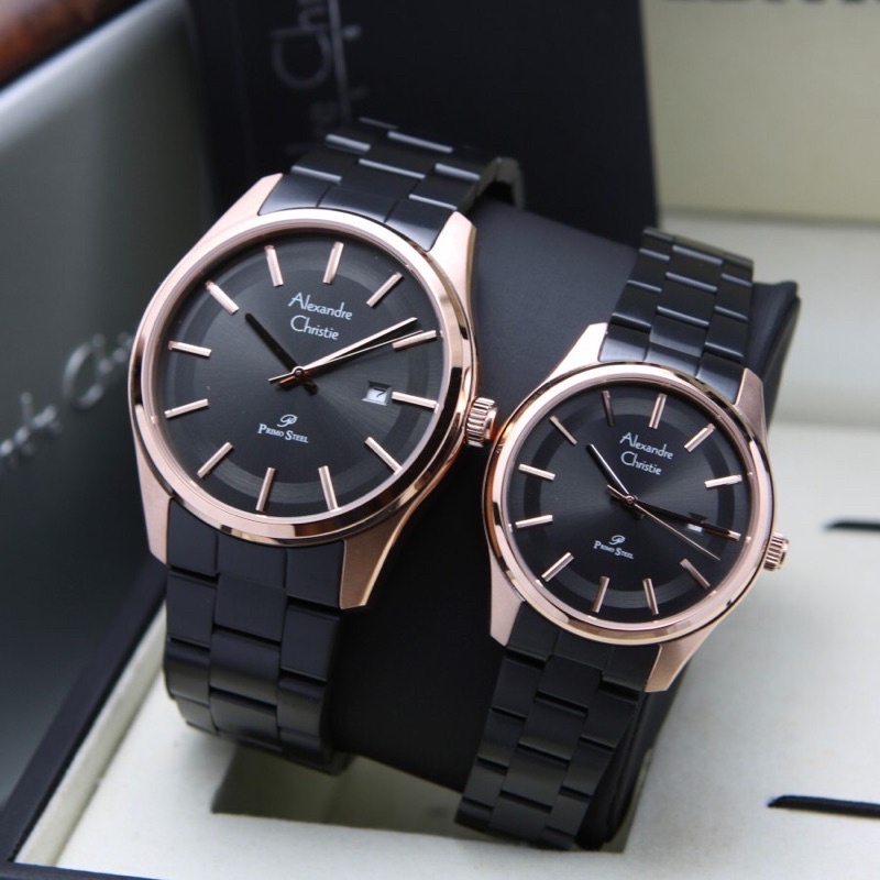 Alexandre Christie Couple / Ac 1027 / Primo Steel Series Original Garansi Resmi Alexander Cristie ac1008 /ac1027 / ac1028