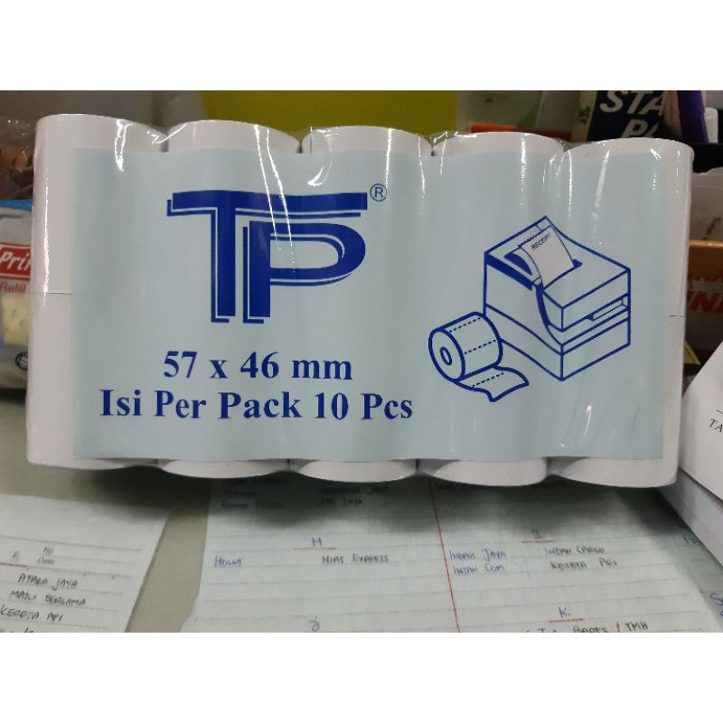 

kertas Thermal/ kasir 57 × 46 merk TP
