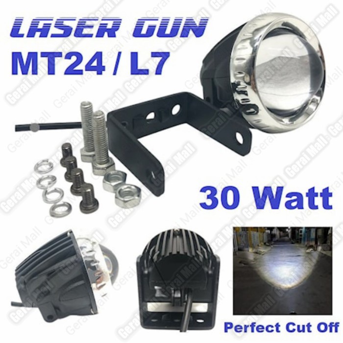 Lampu Tembak LED Sorot MT 24 30 Watt Mobil Motor 12 volt