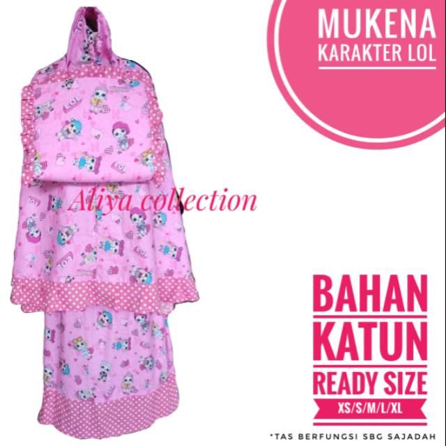 Mukena anak karakter LOL