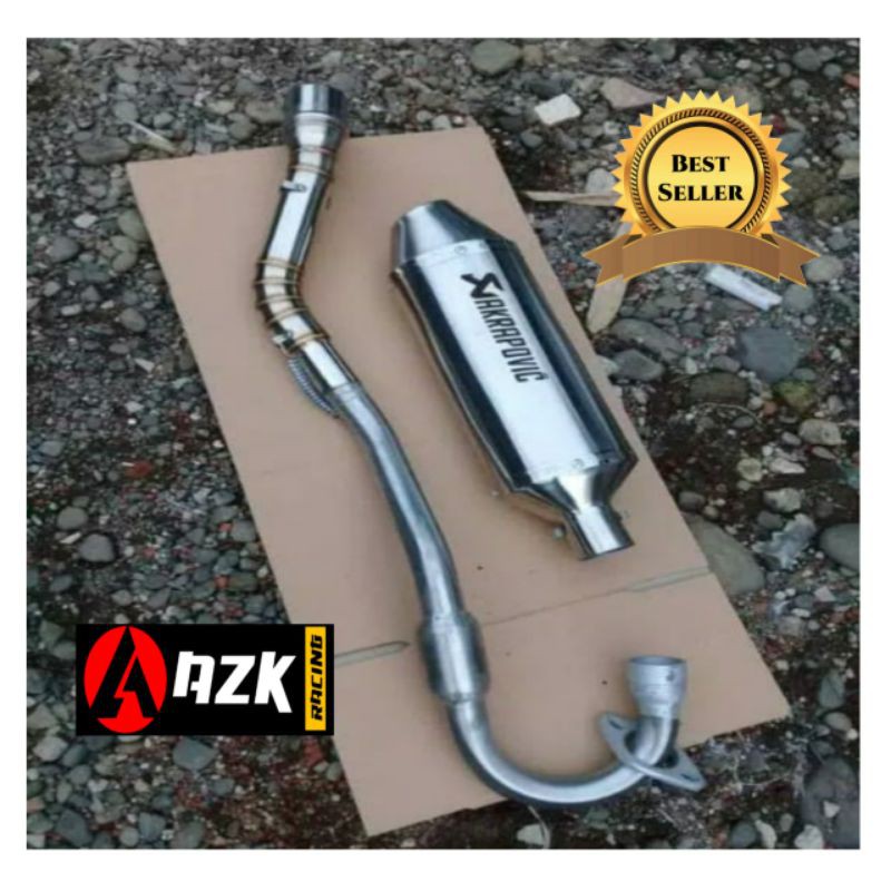 Knalpot AKRAPOVIC Honda CRF 150L Stainless