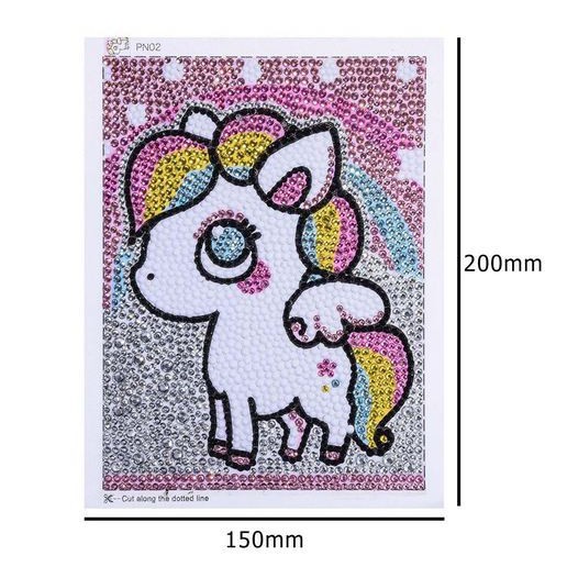 DIY Diamond Painting - 5D Pink Horse Stitch Kit