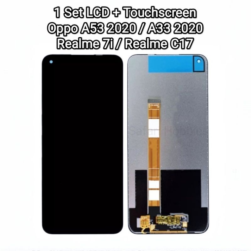 1 Set LCD+TS Oppo A53 2020 / A33 2020 / Realme 7i / Realme C17