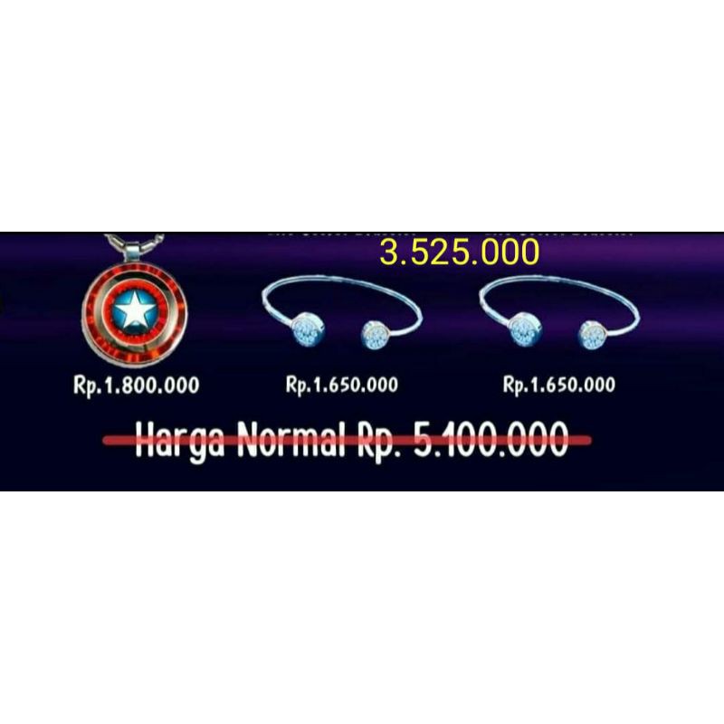 paket mix gelang kalung