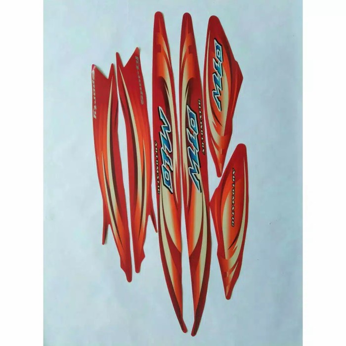 stiker body/list body mio sporty 2007 merah muda